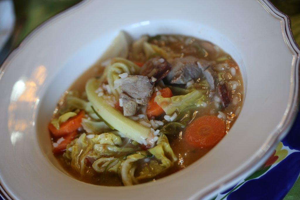 Sopa da Pedra com Arroz